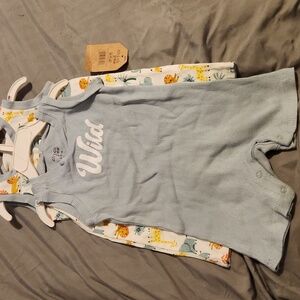 NWT Chick Pea Baby Boy Romper Set 2-Pack – Size 6-9M